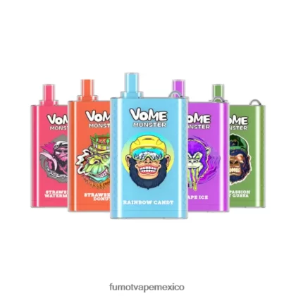 Fumot Vome Monster Dispositivo de vapeo desechable 10000 – 20 ml (1 pieza) caramelo arcoiris H0XPTX435 Fumot Vape Online Shop - Fumotvapemexico