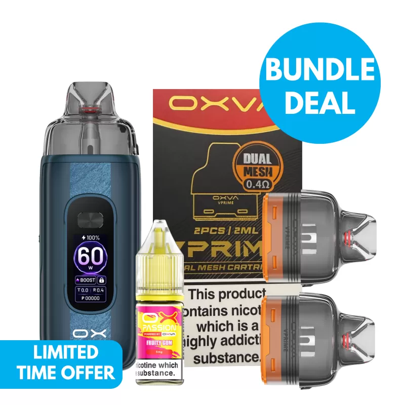 5mg (0.5%) OXVA VPrime 2 Pod Kit Bundle - Vape Co