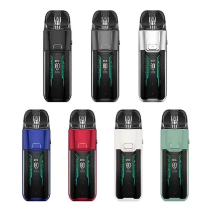 Vaporesso Luxe XR Max Pod Vape Kit - Colour#Apple Green>Black>Blue>Coral Orange Leather>Flame Red Leather>Forest Green Leather>Glacier Blue>Green>Grey>Pink>Red>Rock Black Leather>Silver>Whit (02DE82)