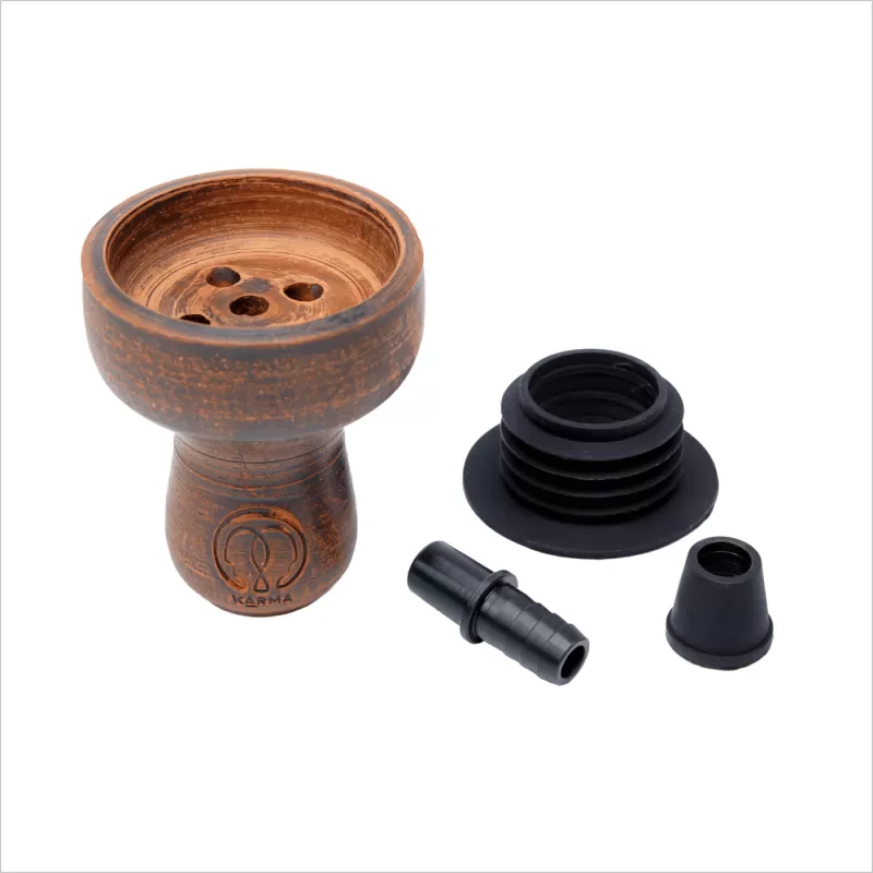 Shisha Karma 1.2 Walnut Blue - Karma / Uszczelka / Talerzyk / Drewno / Niebieski - Image 3