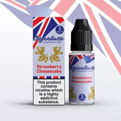 Strawberry Cheesecake 10ml Eliquid by Signature