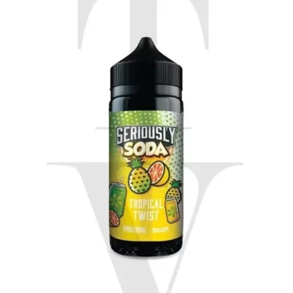 SERIOUSLY SODA TROPICAL TWIST SHORTFILL E-LIQUID BY DOOZY VAPE