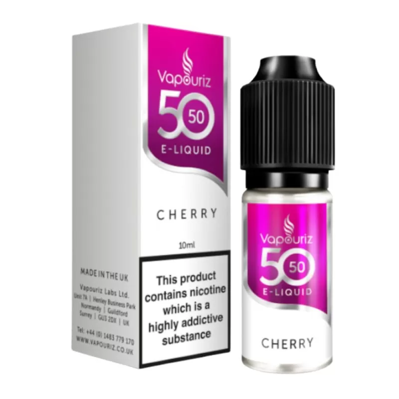 Cherry E-Liquid 50/50 Series by Vapouriz (10ml) - 3mg