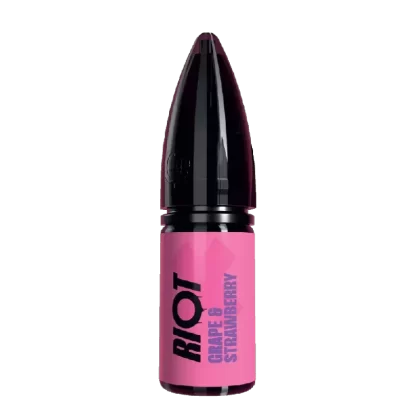 Riot X Nic Salt E-Liquid Grape & Strawberry - Nicotine Strength#20mg>10mg>5mg