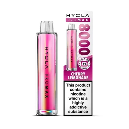 Hyola Pro Max 8000 Prefilled Pod Kit Cherry Lemonade - Nicotine Strength#20mg