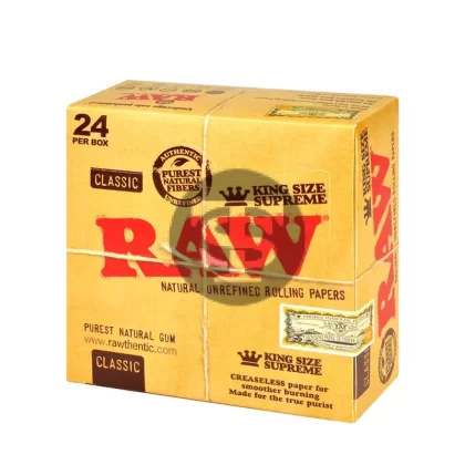 RAW Papers King Size Supreme Pack of 24