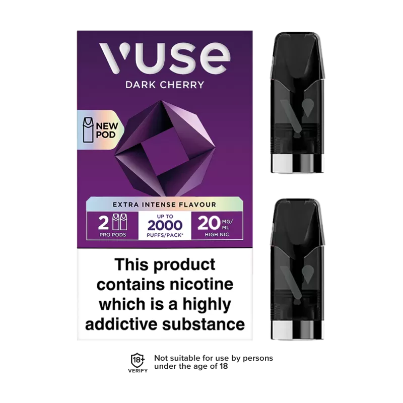 Dark Cherry Vuse Pro Pods - Ecigwizard