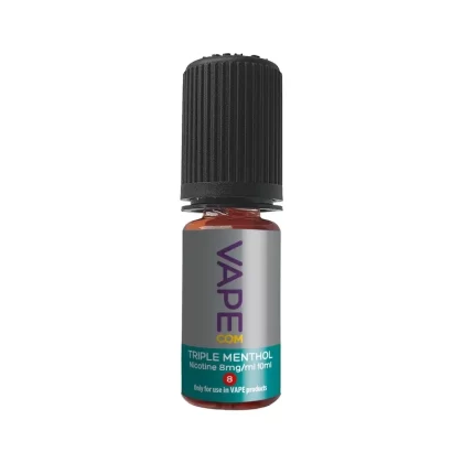 VAPEcom Triple Menthol No Nicotine Pack Of 3
