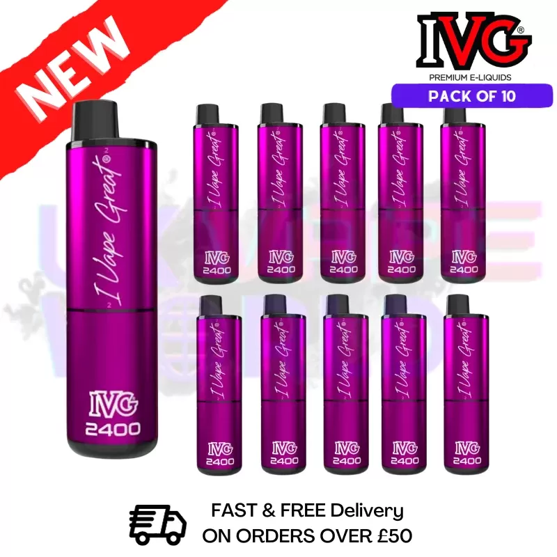 Box Of 10 – Berry Fizz IVG 2400 Prefilled Pen Kit