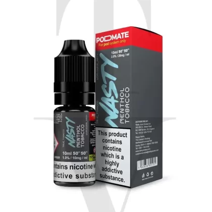 NASTY JUICE PODMATE MENTHOL TOBACCO NIC SALT E-LIQUID