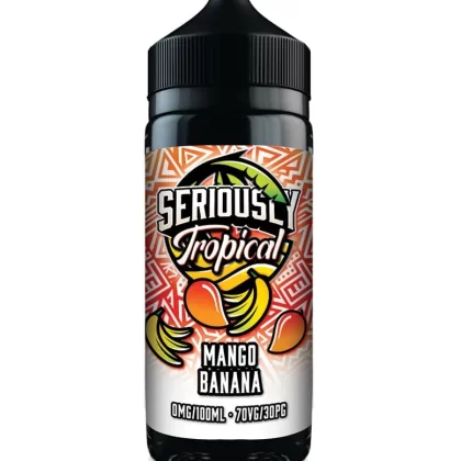 Mango Banana (Tropical) Seriously E Liquid 100ml – 70VG - Vapestorm Co