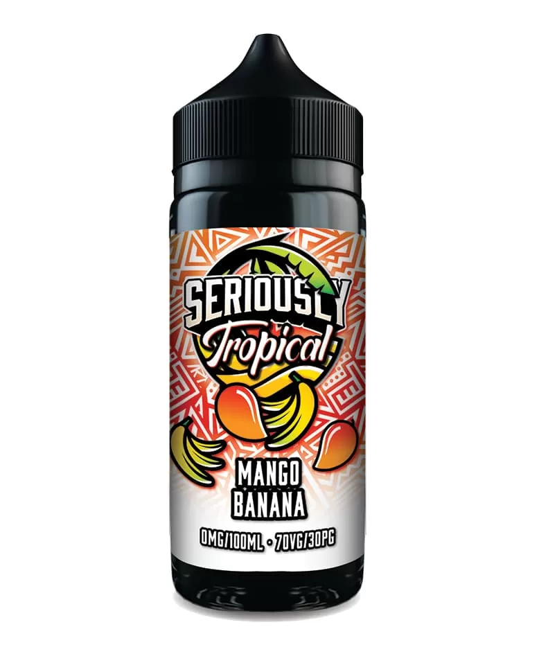 Mango Banana (Tropical) Seriously E Liquid 100ml – 70VG - Vapestorm Co