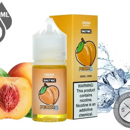 Peach Ice By ORGNX Salt Nic 30ml
