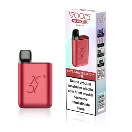 Voom Pod Mod Starter Kit – Strawberry Ice Ink. – Startpaket