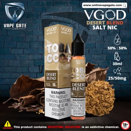 VGOD Tobacco Plus Desert Blend Salt Nic - 30ml