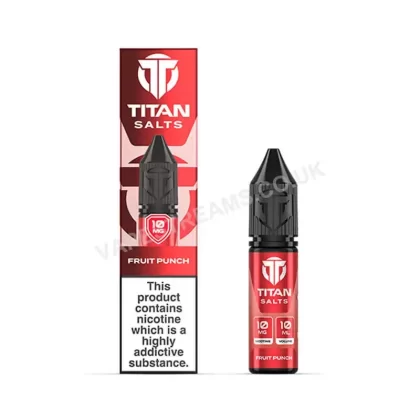Titan Fruit Punch Nic Salt E-Liquid - Vapestreams Co