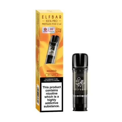 Elf Bar ELFA Pro Mango Pods (2 Pack) - Strength#20mg (AF751F)