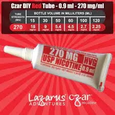 Czar Nicotine Tube Red 270