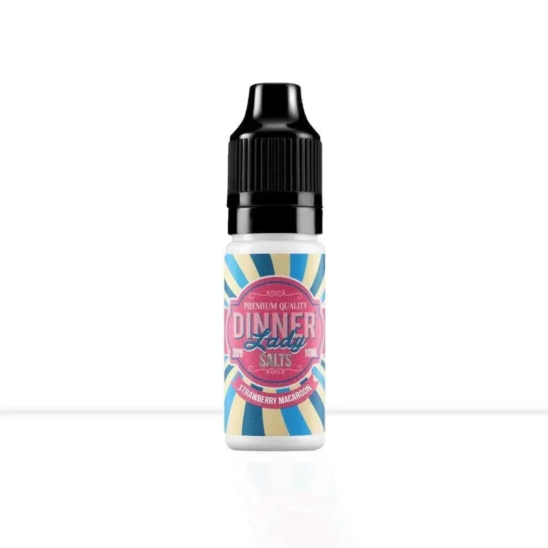 Strawberry Macaroon Nic Salt E-Liquid Dinner Lady