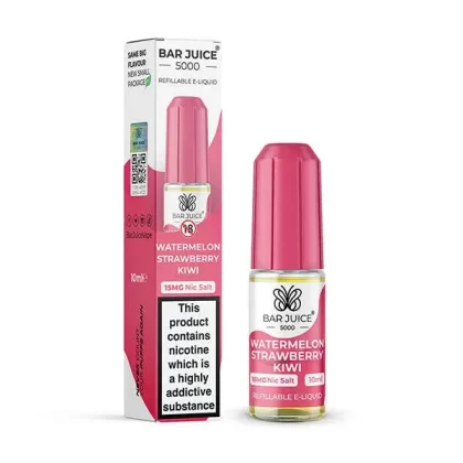 Bar Juice 5000 Watermelon Strawberry Kiwi Nic Salt - Nicotine Strength#5mg>10mg>20mg