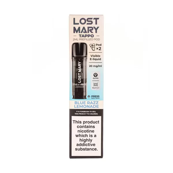 Lost Mary Tappo Prefilled Pods - Blue Razz Lemonade - Image 3