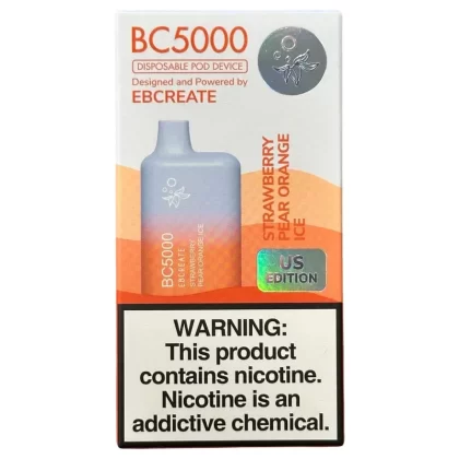 Strawberry Pear Orange Ice – BC5000 – EBCreate - Vape Store