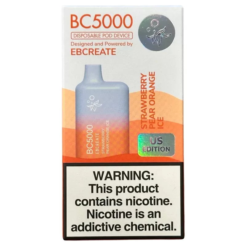 Strawberry Pear Orange Ice – BC5000 – EBCreate - Vape Store