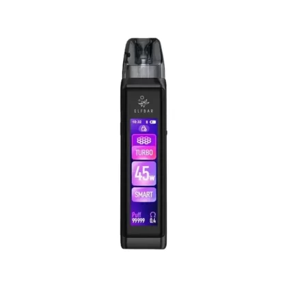 Elf Bar Elfx Ultra Vape Pod Kit - Colour#Black>Blue>Green>Grey>Greyline>Pink>Silver>White
