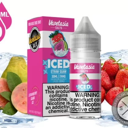 Straw Guaw Iced Killer Fruits Vapetasia Salt 30ml