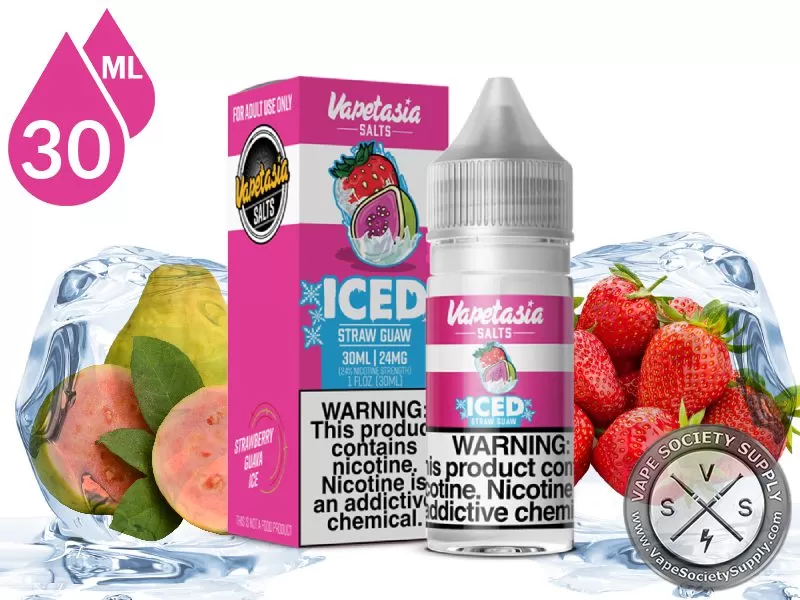 Straw Guaw Iced Killer Fruits Vapetasia Salt 30ml