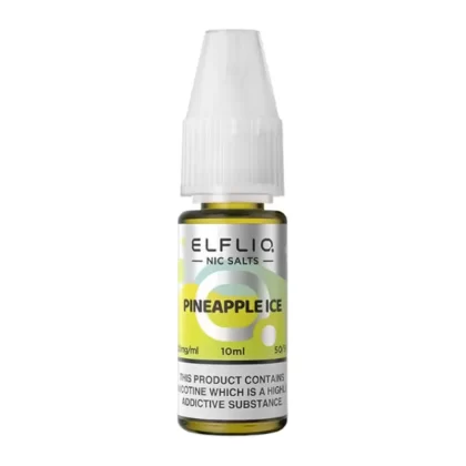 Pineapple Ice Elfliq Nic Salt E-liquid By ELF Bar - Eliquidsupply