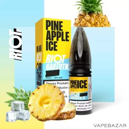Riot Salt Bar Liquid – Pineapple Ice - Vapebazar
