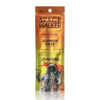 Live Resin Delta 8 THC Prerolls with THC-P – Summer Daze – 2g – Space Walker
