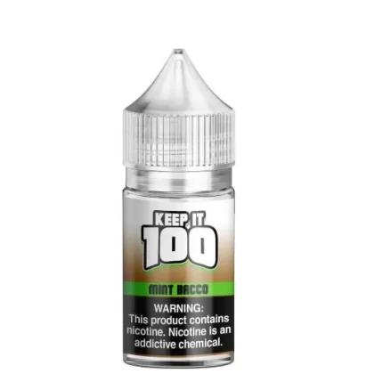 Keep It 100 Salt E-Liquid – Mint Bacco 30ml - Vape Product; Vape Product, Vape Product