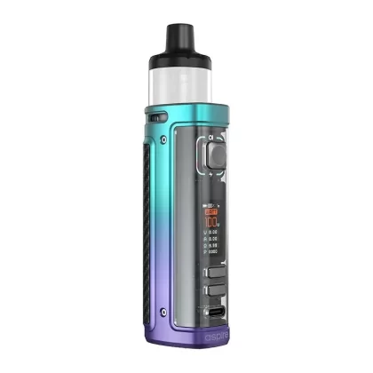 Veynom LX Pod Kit By Aspire - Colour#Teal Purple Fade>Chrome Blue Fade>Gunmetal>Silver>Black>Rainbow>Metallic Fade>Gold Pink Fade (84DDCD)