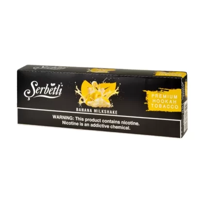 Serbetli Premium Hookah Tobacco Banana Milkshake - Size#10 Packs of 50g>250g
