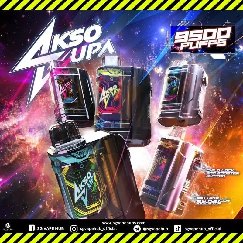 AKSO SUPA 9500 Puffs - Super Ice Mint - Image 3