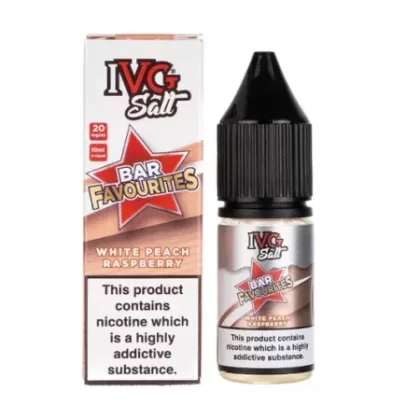 IVG 10ml Bar Favourites – White Peach Raspberry
