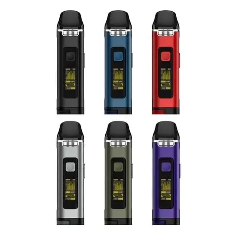 Uwell Crown D Pod Kit - Colour#Black>Blue>Grey>Green>Purple>Red