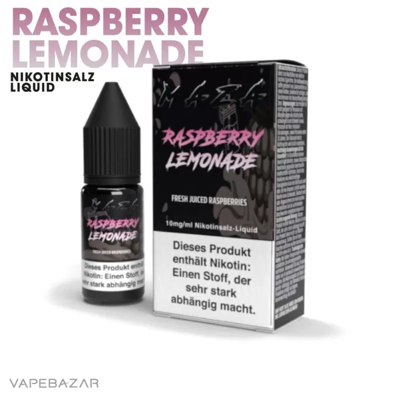 MaZa Nikotinsalz Liquid – Raspberry Lemonade - 10mg/ml - Image 2