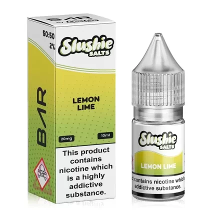 Lemon Lime Bar By Slushie Salt 10ml - Nicotine Strength#20mg (Salt)>10mg (Salt) (77B118)