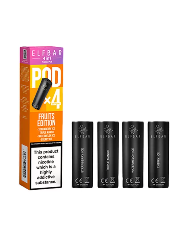 Elf Bar 4-in-1 Refill Pods (x4) - Summer Edition - Image 3
