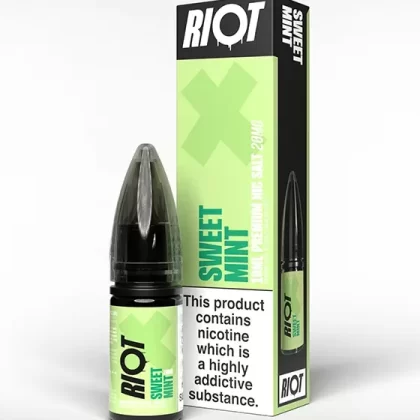 Sweet Mint Nic Salt E-Liquid – Riot X