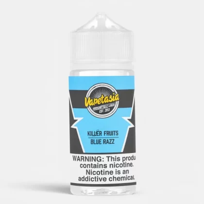 Vapetasia Killer Fruits – Blue Razz 100mL 70% VG Vape Juice