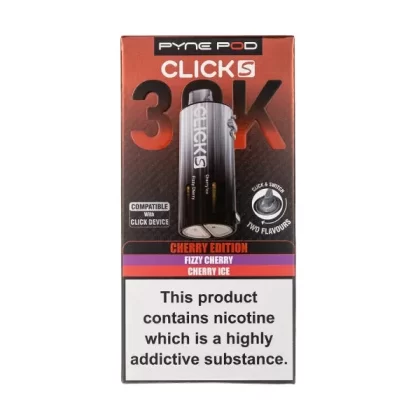 Cherry Edition Click S 30K Prefilled Pods by Pyne Pod