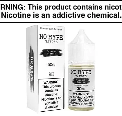 CARAMEL TOBACCO BY NO HYPE SALTS 30ML - Vapejuice