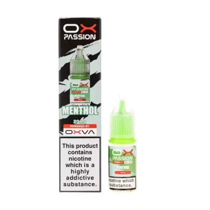 Menthol Nic Salt E-Liquid by Oxva Ox Passion